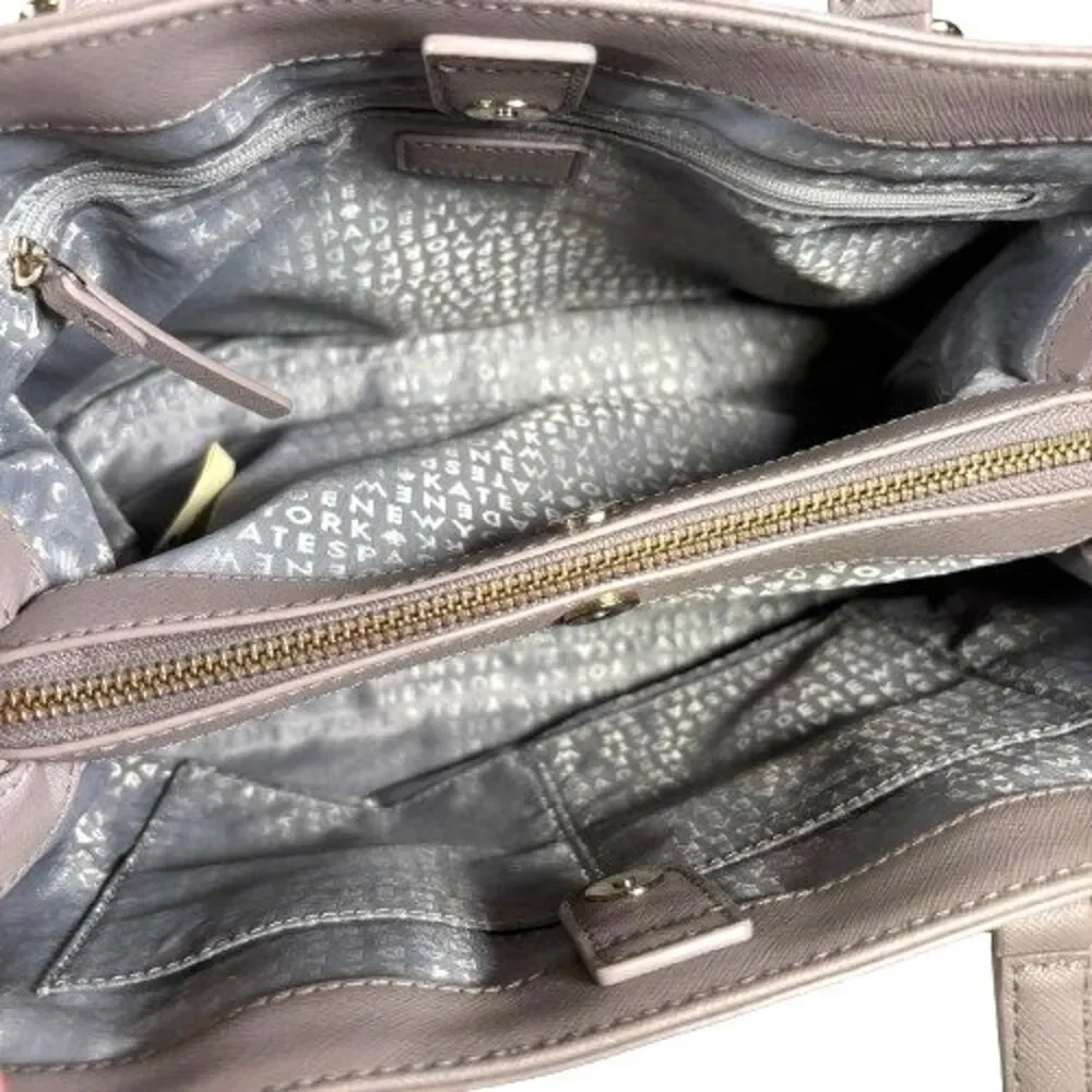 Kate Spade Laurel Way Evangelie Satchel Shoulder Bag Crossbody Saffiano Leather